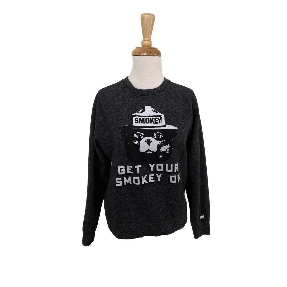Smokey the Bear Sweatshirt Get Your Smokey On Size S